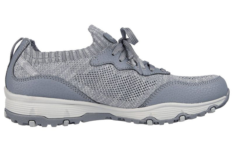 Order (W) Sepatu Outdoor Lari Skechers Seager Hiker Low-Top 'Sunny Dream Grey' 158423-GRY