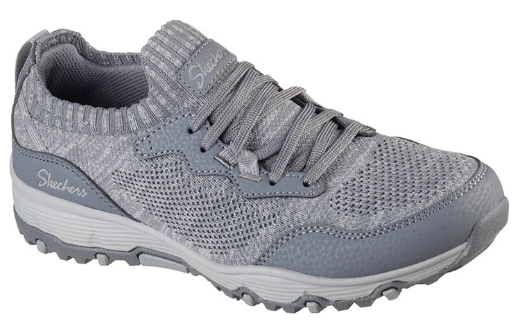 Lookbook (W) Sepatu Outdoor Lari Skechers Seager Hiker Low-Top 'Sunny Dream Grey' 158423-GRY