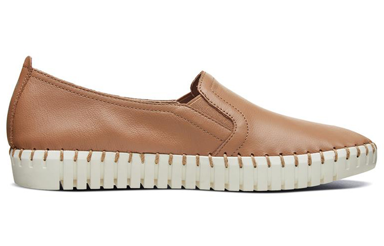 Order (Women) Skechers Sepulveda Blvd 'Brown Slip-On' 27053-TAN