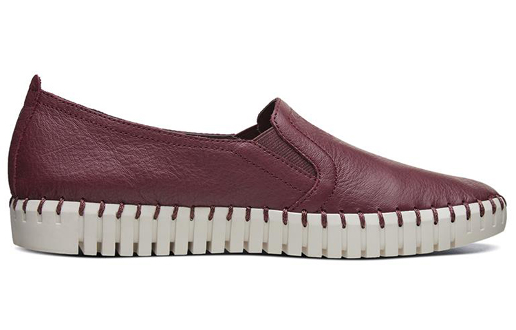 Order (Women) Skechers Sepulveda Blvd 'Burgundy Slip-On' 27053-BURG