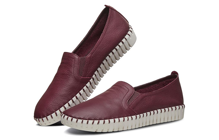 Lookbook (Women) Skechers Sepulveda Blvd 'Burgundy Slip-On' 27053-BURG