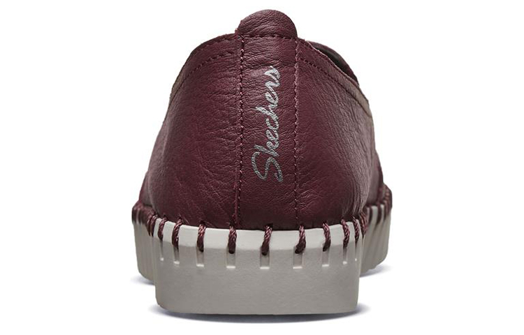 Shop (Women) Skechers Sepulveda Blvd 'Burgundy Slip-On' 27053-BURG