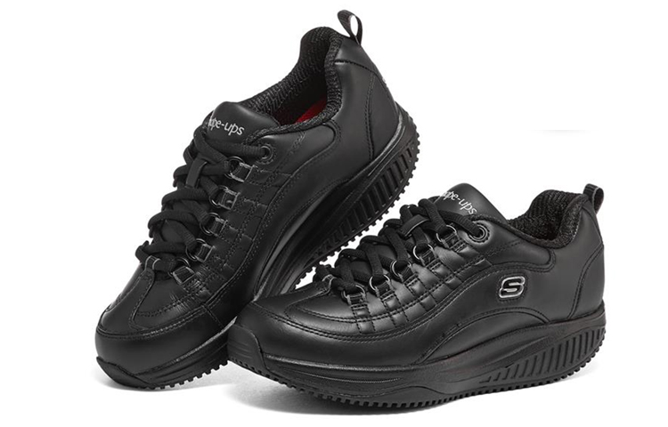 Skechers shape ups black deals