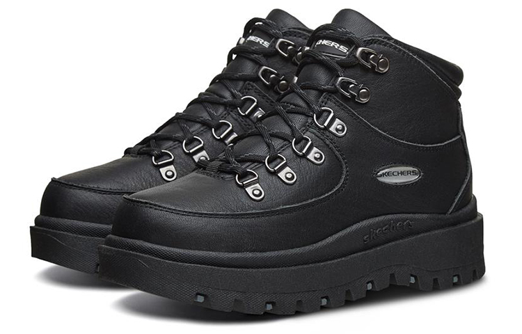 Lookbook (W) Skechers Shindigs 'Botas Martin Negras de Moda' 48581-BBK