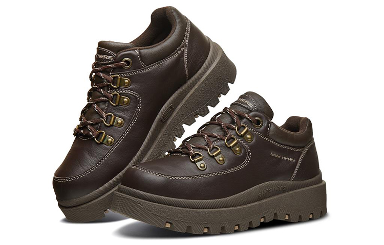 Lookbook (W) Skechers Shindigs "巧克力" 女靴 48584-CHOC