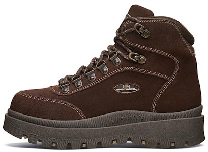 Skechers Shindigs 繫帶馬丁靴 女款 巧克力色 Buy Skechers Shindigs 繫帶馬丁靴 女款 巧克力色