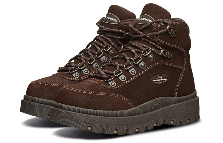Lookbook (W) Skechers Shindigs 'Cokelat' 48592-CHOC