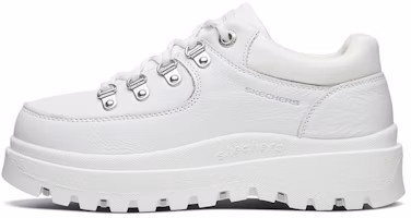 (Women) Skechers Shindigs 'Fashion Casual White Platform' 48584-WHT (Women) Skechers Shindigs 'Fashion Casual White Platform' 48584-WHT