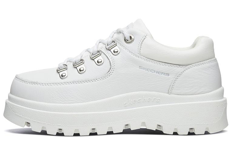 (Women) Skechers Shindigs 'Fashion Casual White Platform' 48584-WHT