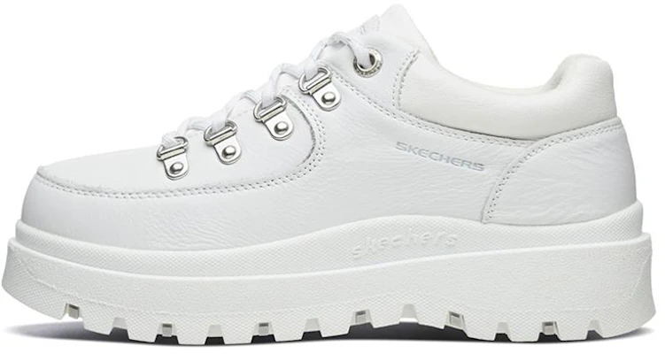(W) (女性用) スケッチャーズ シンディグス 'ファッションカジュアル ホワイトプラットフォーム' 48584-WHT 48584-WHT Buy (W) (女性用) スケッチャーズ シンディグス 'ファッションカジュアル ホワイトプラットフォーム' 48584-WHT 48584-WHT
