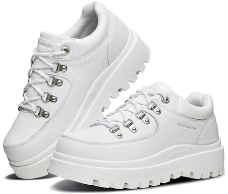 (W) (女性用) スケッチャーズ シンディグス 'ファッションカジュアル ホワイトプラットフォーム' 48584-WHT 48584-WHT Lookbook (W) (女性用) スケッチャーズ シンディグス 'ファッションカジュアル ホワイトプラットフォーム' 48584-WHT 48584-WHT