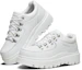 Lookbook (W) (女性用) スケッチャーズ シンディグス 'ファッションカジュアル ホワイトプラットフォーム' 48584-WHT 48584-WHT