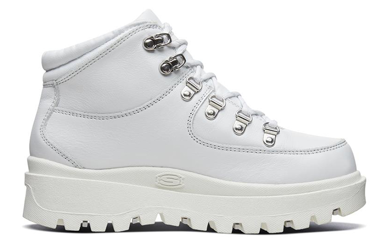 Order (W) （女性用）スケッチャーズ シンディグス「ホワイトファッションマーチンブーツ」48581-WHT 48581-WHT
