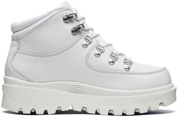 (Women) Skechers Shindigs 'White Fashion Martin Boots' 48581-WHT Order (Women) Skechers Shindigs 'White Fashion Martin Boots' 48581-WHT