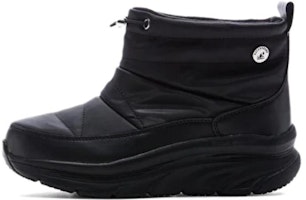 (Women) Skechers Short Boot 'Black Snow' 167268-BBK (Women) Skechers Short Boot 'Black Snow' 167268-BBK