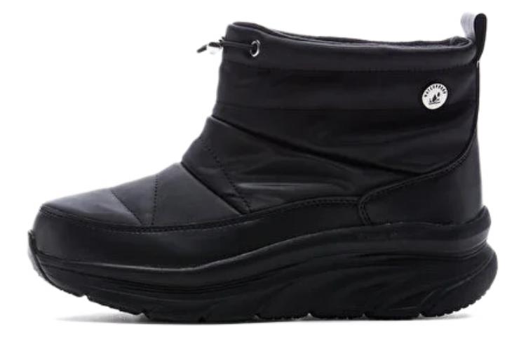 (Women) Skechers Short Boot 'Black Snow' 167268-BBK