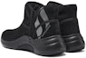 Lookbook (W) Skechers But Kasut Pendek 'Black Warmth' 144290-BBK