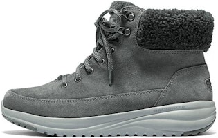 (Women) Skechers Short Boot 'Charcoal Grey' 144770-CHAR (Women) Skechers Short Boot 'Charcoal Grey' 144770-CHAR
