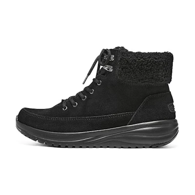 (W) Skechers Short Boot 'Warm and Durable Black'