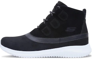 (Women) Skechers Short Boot 'Warm Anti-Slip Black' 66666073-BLK (Women) Skechers Short Boot 'Warm Anti-Slip Black' 66666073-BLK