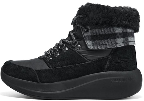 (Women) Skechers Short Snow Boots 'Warm Comfortable Black' 144672 Buy (Women) Skechers Short Snow Boots 'Warm Comfortable Black' 144672