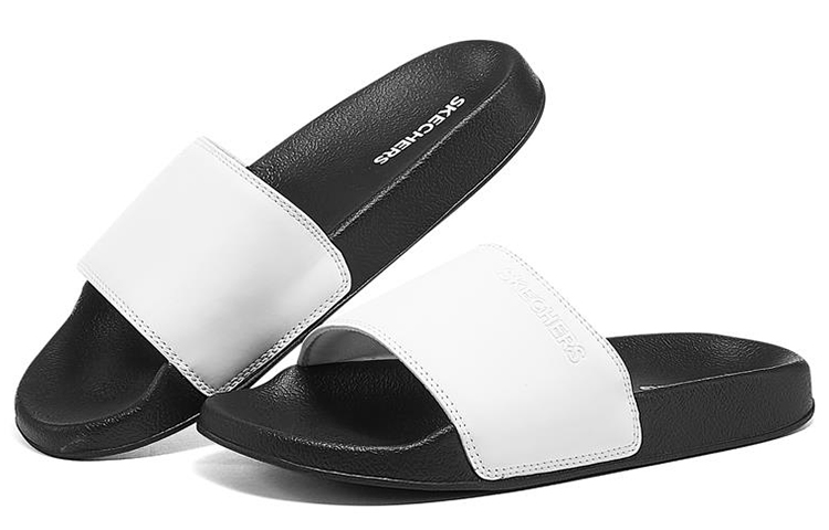 Lookbook (W) Skechers Side Lines 2 'Negro Blanco' 8730044-BKW