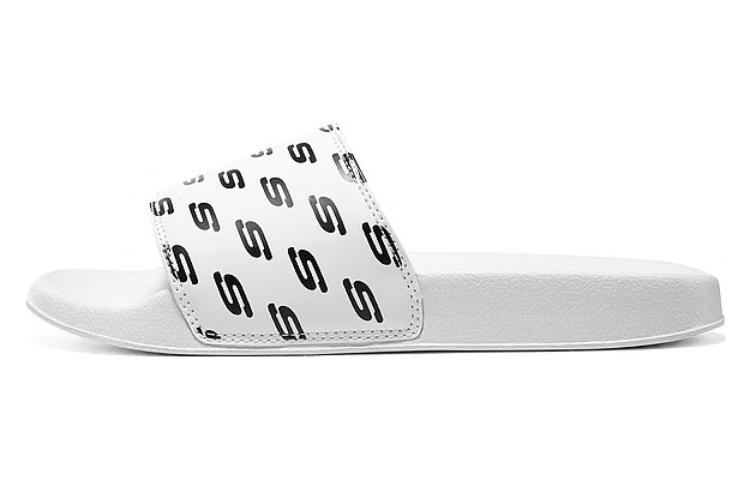 (Women) Skechers Side Lines 2 Slipper 'Black White' 8730085-WBK