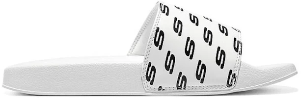 Order (Women) Skechers Side Lines 2 Slipper 'Black White' 8730085-WBK