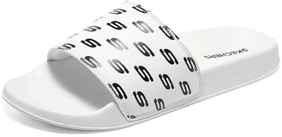Lookbook (Women) Skechers Side Lines 2 Slipper 'Black White' 8730085-WBK