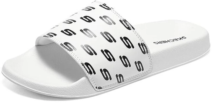 (W) Skechers 线条 2 黑白拖鞋 8730085-WBK Lookbook (W) Skechers 线条 2 黑白拖鞋 8730085-WBK