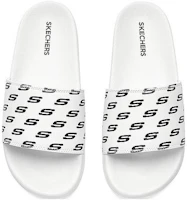 Purchase (Women) Skechers Side Lines 2 Slipper 'Black White' 8730085-WBK