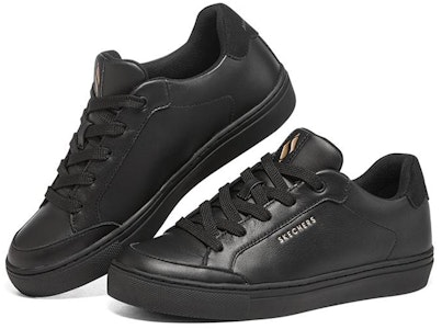 Skechers Side Street 低筒 帆布鞋 女式 黑色 Lookbook Skechers Side Street 低筒 帆布鞋 女式 黑色