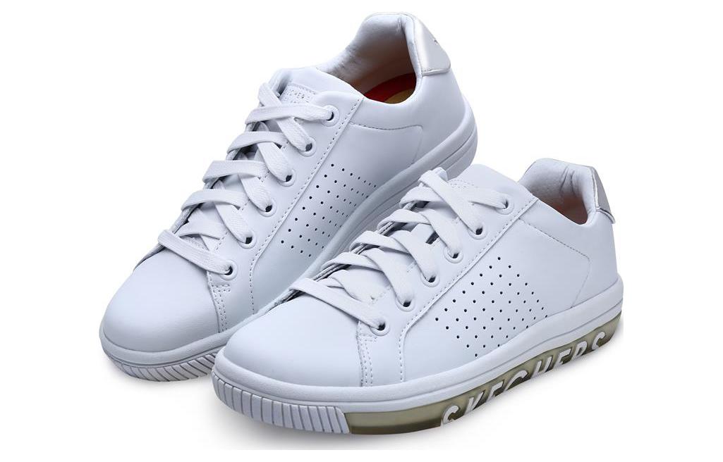Lookbook (W) Skechers Side Street ''Bianco Argento'' 73630-WSL