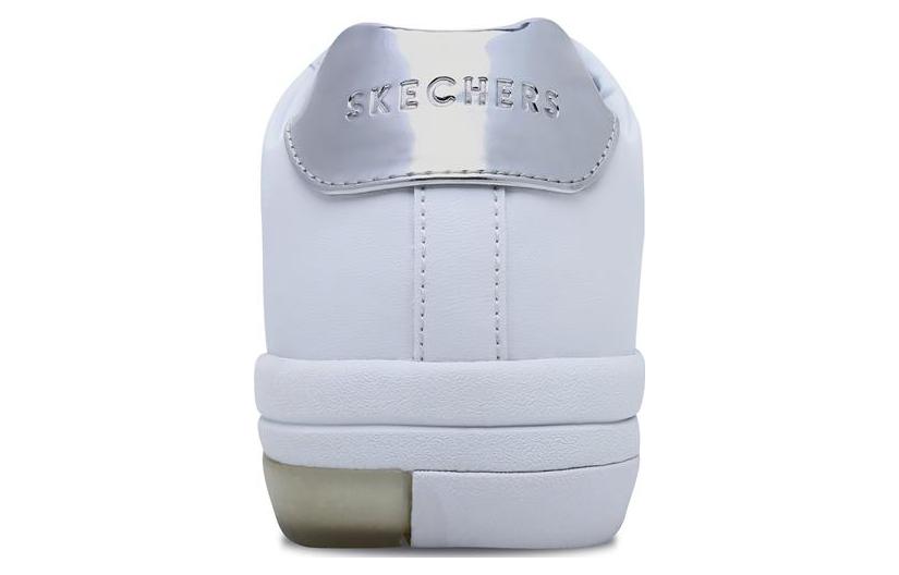 Shop (W) Skechers Side Street ''Bianco Argento'' 73630-WSL