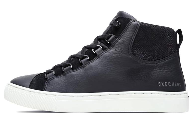 (Women) Skechers Side Street High 'Black' 73581-BLK