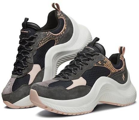(Women) Skechers Sierra Low 'Black Brown' 13440-BKTN Lookbook (Women) Skechers Sierra Low 'Black Brown' 13440-BKTN