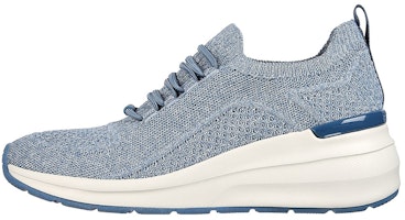 (Women) Skechers Skeachers Billion Slip-On 'Woven Walks Blue' 155626-BLU (Women) Skechers Skeachers Billion Slip-On 'Woven Walks Blue' 155626-BLU