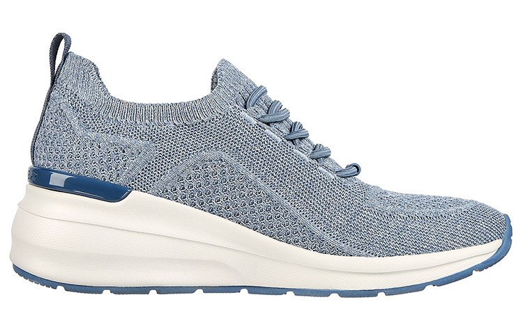 Order (Women) Skechers Skeachers Billion Slip-On 'Woven Walks Blue' 155626-BLU