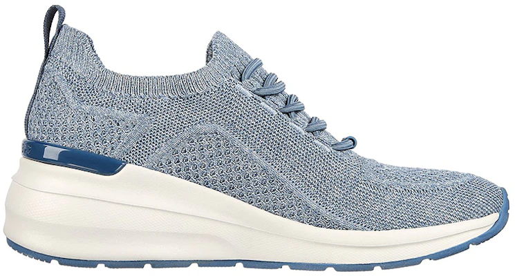 (Women) Skechers Skeachers Billion Slip-On 'Woven Walks Blue' 155626-BLU Order (Women) Skechers Skeachers Billion Slip-On 'Woven Walks Blue' 155626-BLU