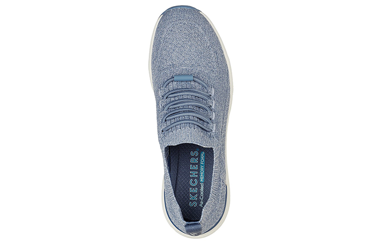 Shop (Women) Skechers Skeachers Billion Slip-On 'Woven Walks Blue' 155626-BLU