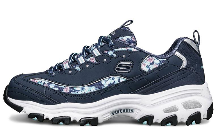 (W) Skechers Skeachers D'Lites 1.0 'Navy Blue'