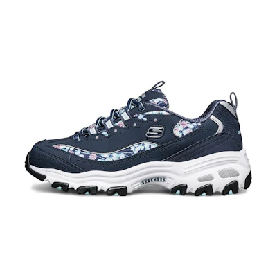 (W) Skechers Skeachers D'Lites 1.0 'Navy Blue'