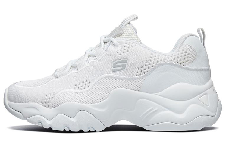 (Women) Skechers Skeachers D'Lites 3.0 'White Low-Top' 66666210-WHT