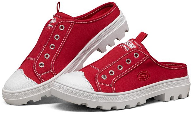 (W) 스케쳐스 로디스 레드 슬립온 (Skechers Roadies Red Slip-on) 155342-RED Lookbook (W) 스케쳐스 로디스 레드 슬립온 (Skechers Roadies Red Slip-on) 155342-RED