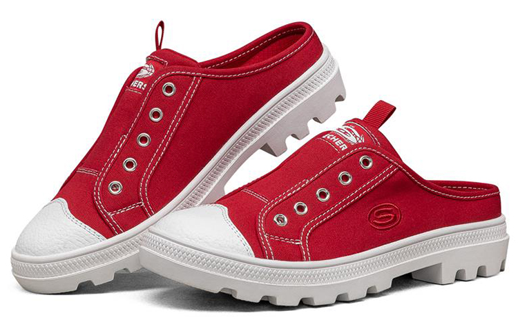Lookbook (Women) Skechers Skeachers Roadies 'Red Slip-On' 155342-RED