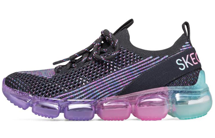 (Women) Skechers Skech-Air 92 Black/Purple 149040-BKMT