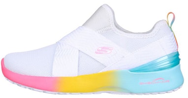 (Women) Skechers Skech-Air 'White Comfort Casual Low' 149665-WMLT (Women) Skechers Skech-Air 'White Comfort Casual Low' 149665-WMLT