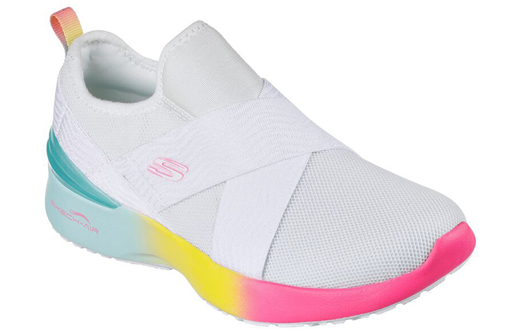 Lookbook (Women) Skechers Skech-Air 'White Comfort Casual Low' 149665-WMLT