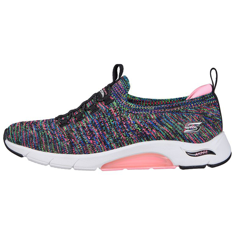 (Women) Skechers Skech-Air Arch Fit 'Black Multicolor' 104250-BKMT