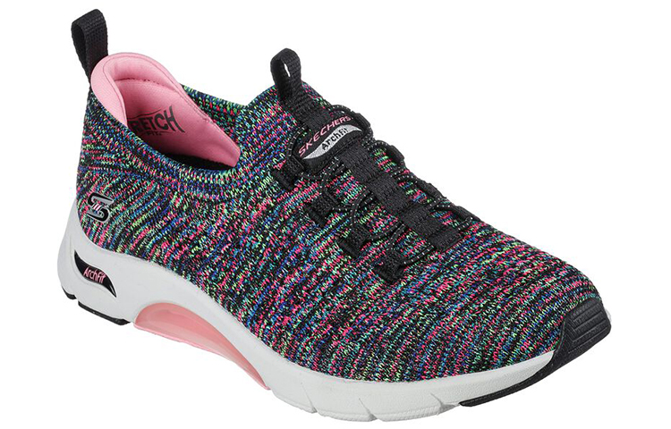 Lookbook (Women) Skechers Skech-Air Arch Fit 'Black Multicolor' 104250-BKMT
